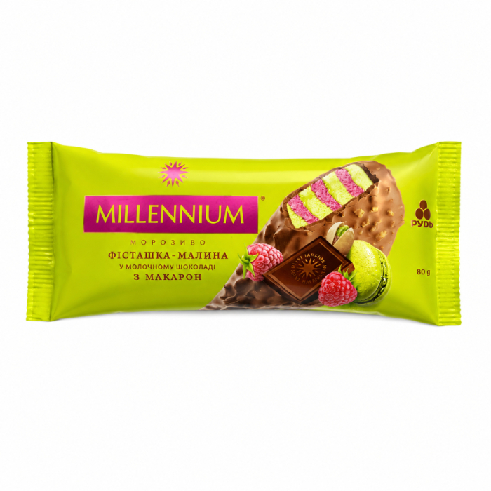 Мороженое MILLENIUM Фисташка-Малина 80гр