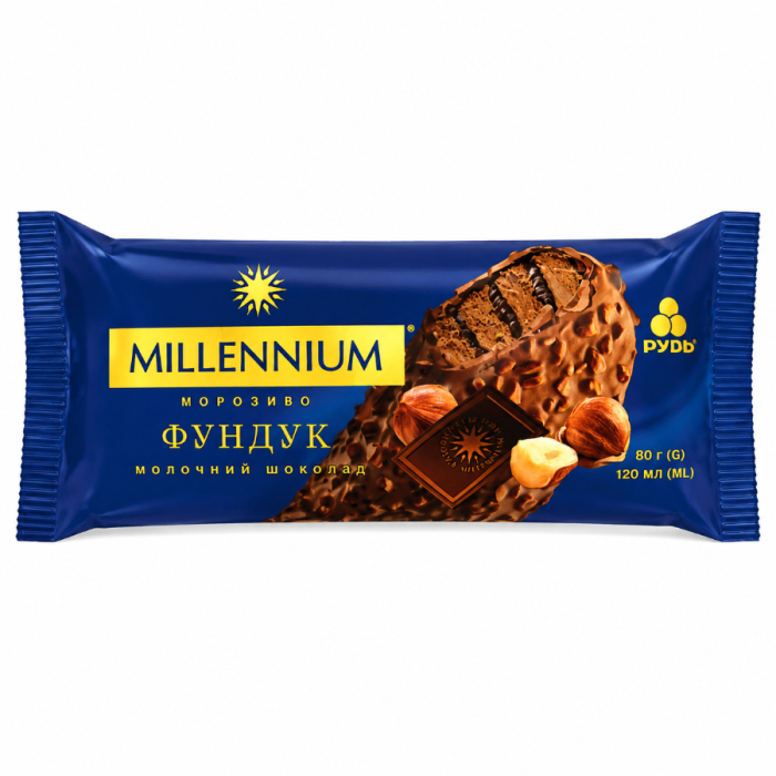 Мороженое MILLENIUM Фундук 80гр