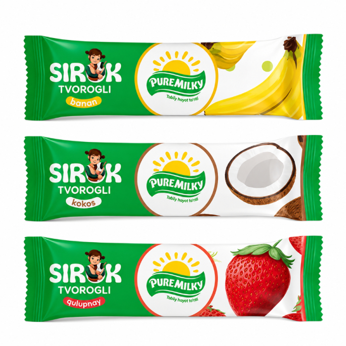 Сырок PURE MILKY в ассортименте 40гр