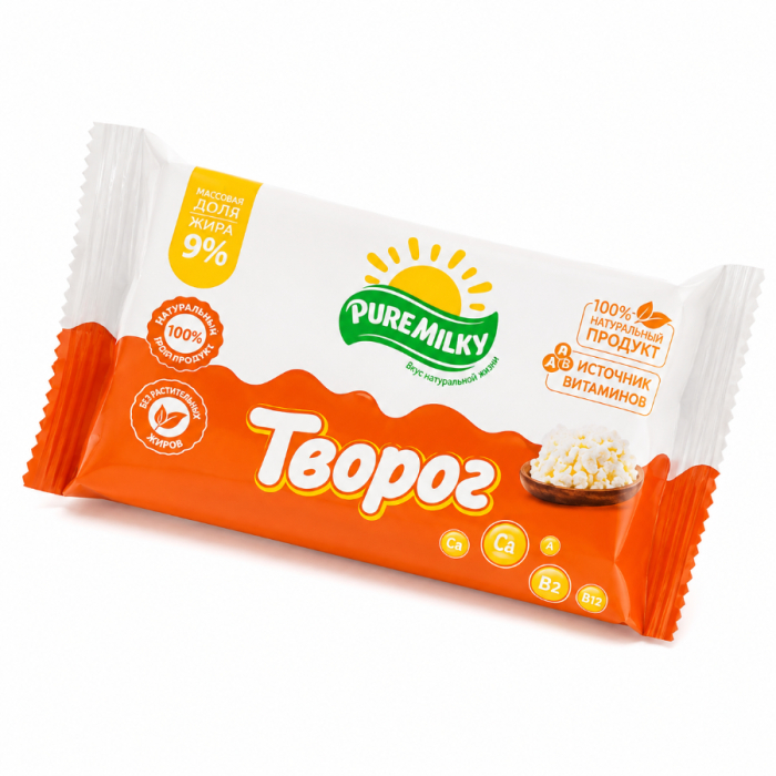 Творог PURE MILKY 9% 200гр