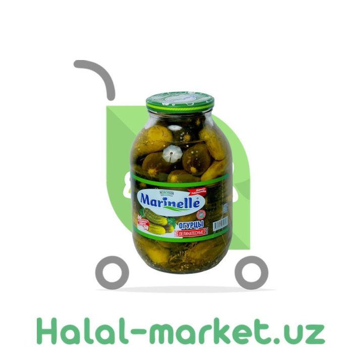 Маринованные огурцы MARINELLE 2л