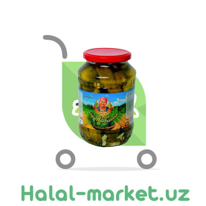 Огурцы корнишоны Бабушкины рецепты 1л
