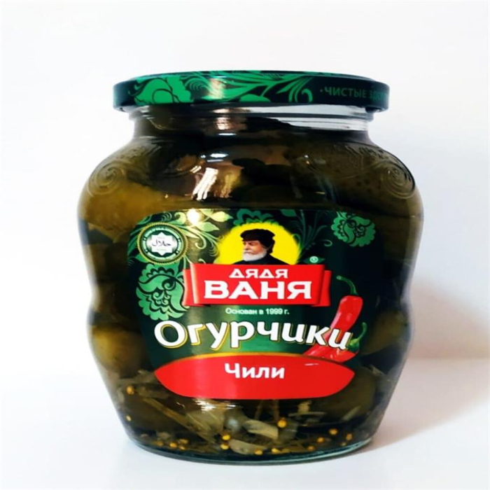 Огурчики ДЯДЯ ВАНЯ Чили 350гр