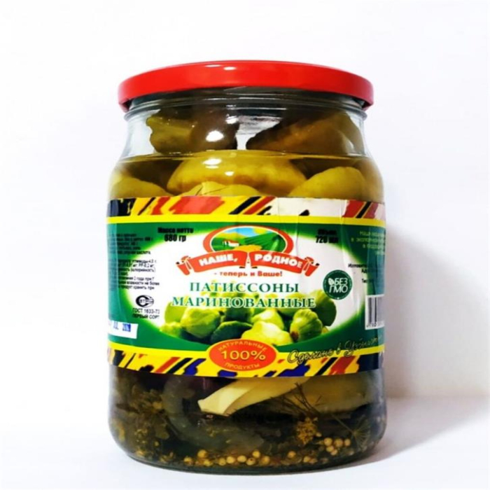 Патисоны НАШЕ РОДНОЕ Маринованые 680гр