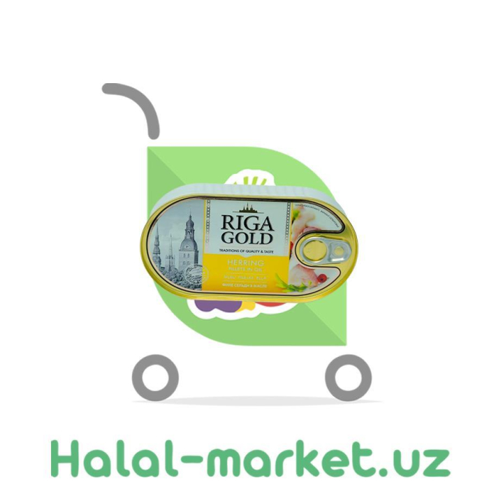 Сельд в масле RIGA GOLD 240гр