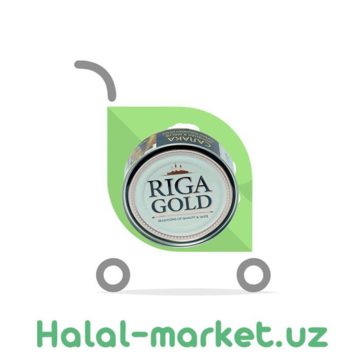 Салака копчёная в масле RIGA GOLD 240гр