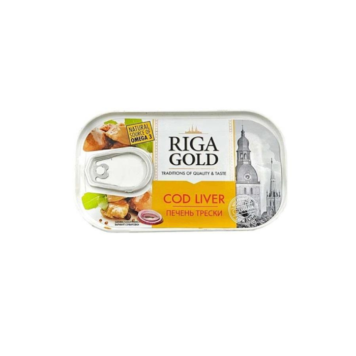 Печень трески RIGA GOLD 120гр (ключ)