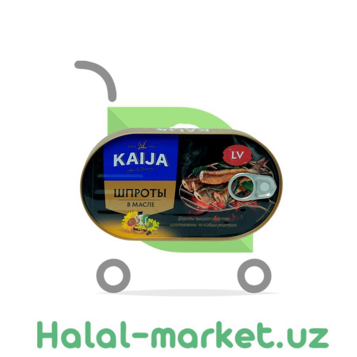 Шпроты в масле KAIJA 190гр (ключ)