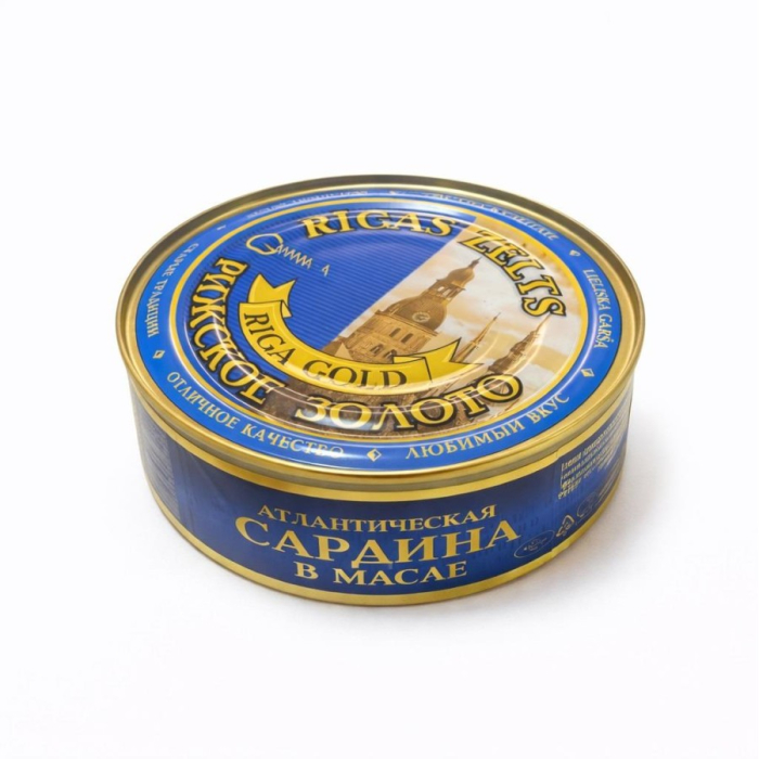 Сардины в масле RIGA GOLD 240гр