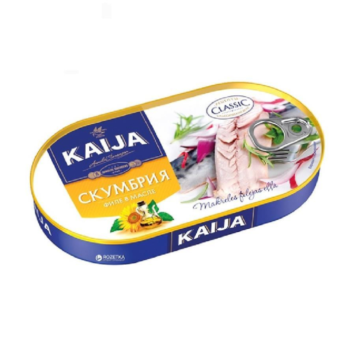 Скумбрия в масле KAIJA 170гр