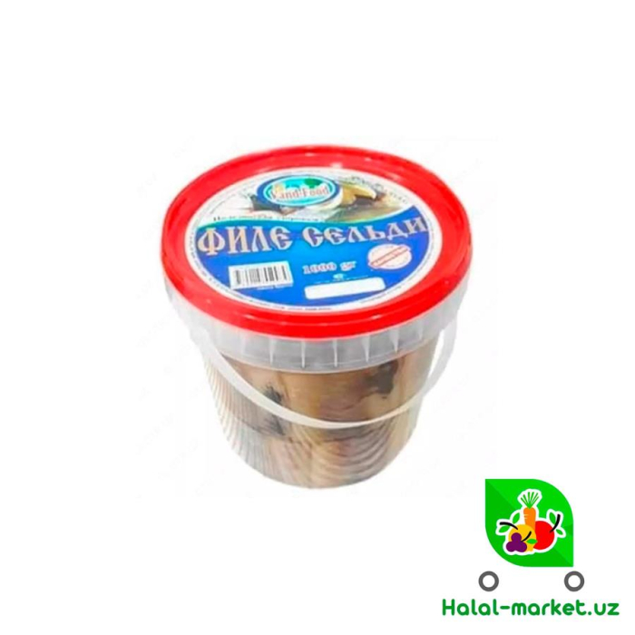 Филе сельди в масле VAND FOOD 1000гр