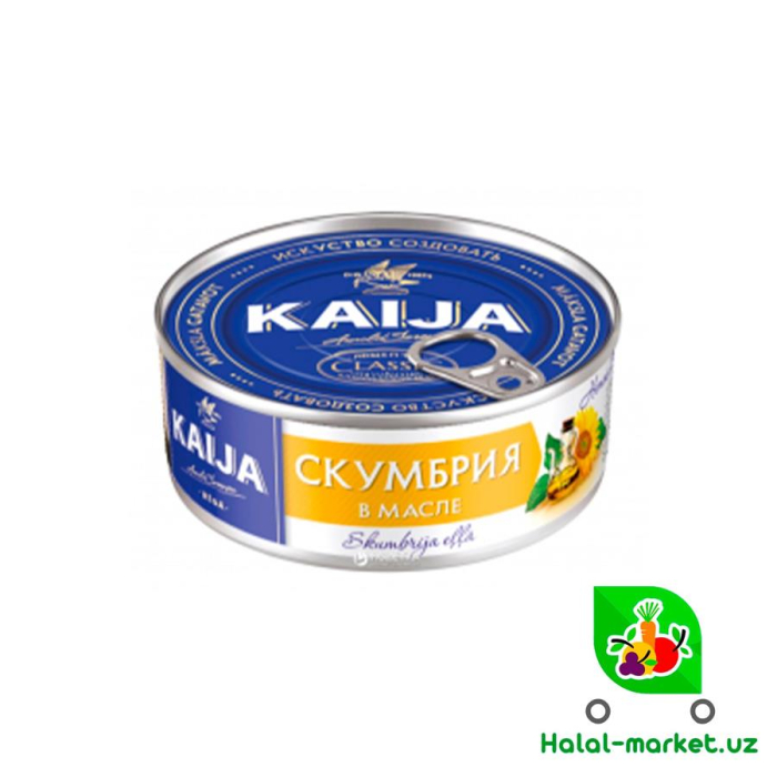 Скумбрия KAIJA в масле (ключ)240гр