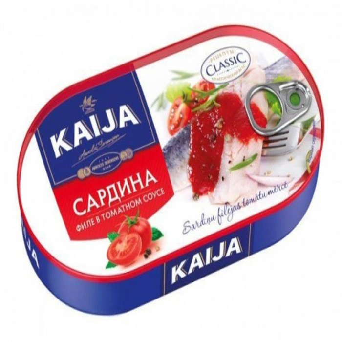 Сардина филе KAIJA в томатном соусе 170гр