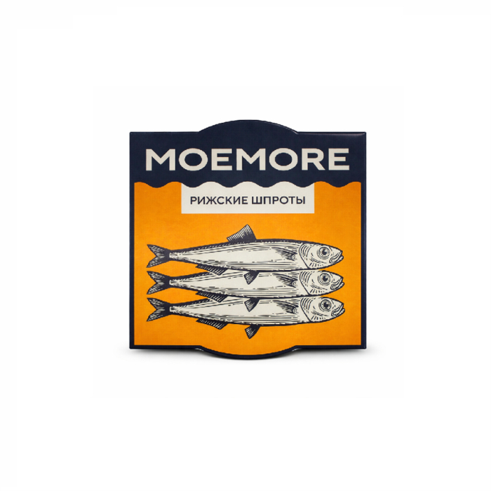 Рижские шпроты MOEMORE 160гр