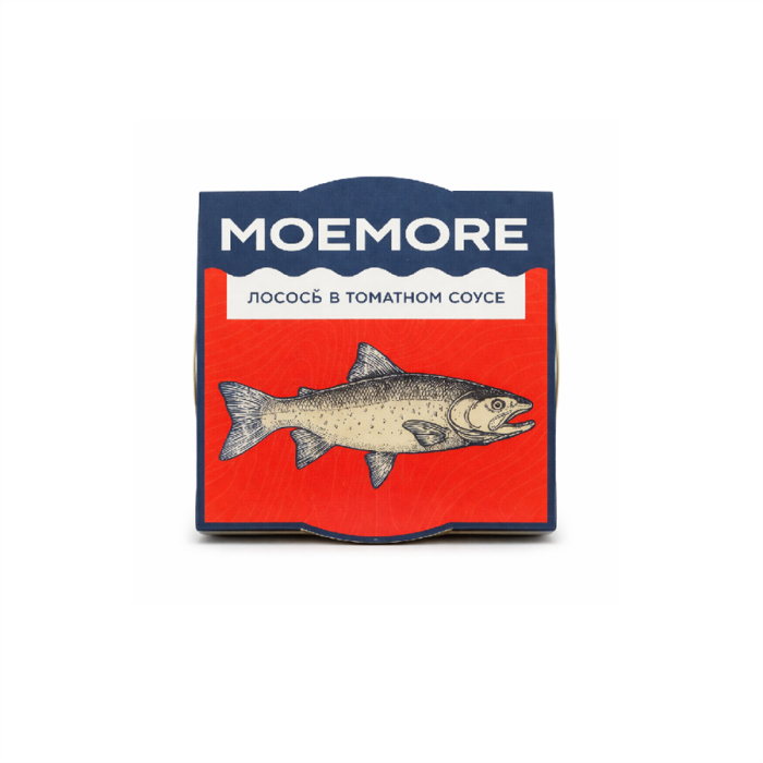 Лосось в томатном соусе MOEMORE 160гр