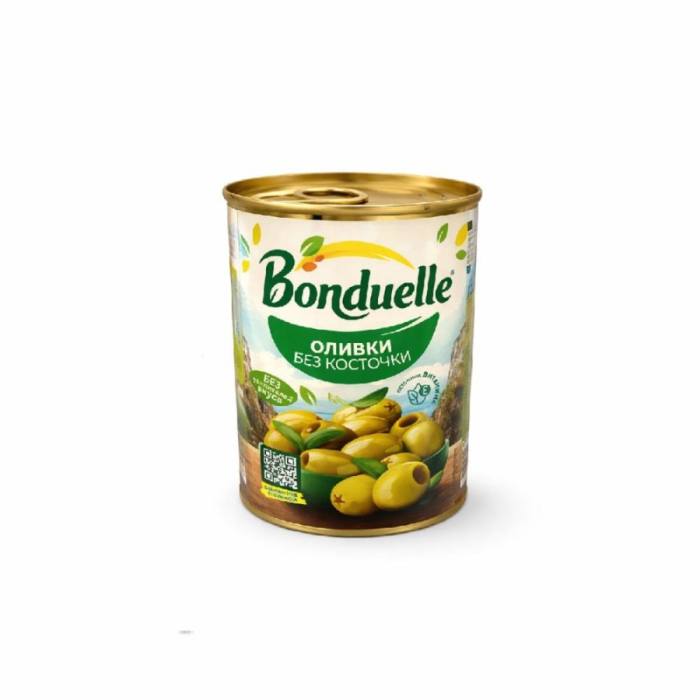 Зеленые Оливки BONDUELLE без косточки 300гр