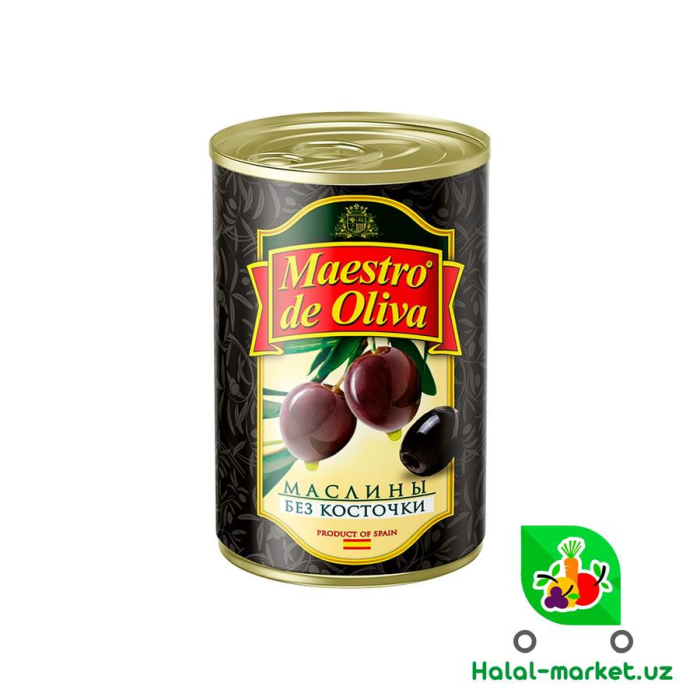 Маслины MAESTRO DE OLIVA без кост. 370мл