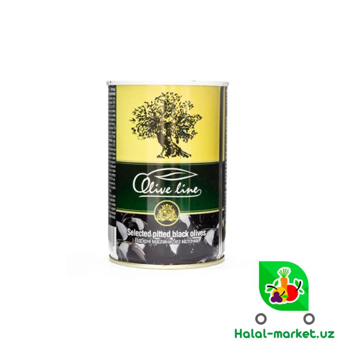 Маслины OLIVE LINE без косточки 420гр