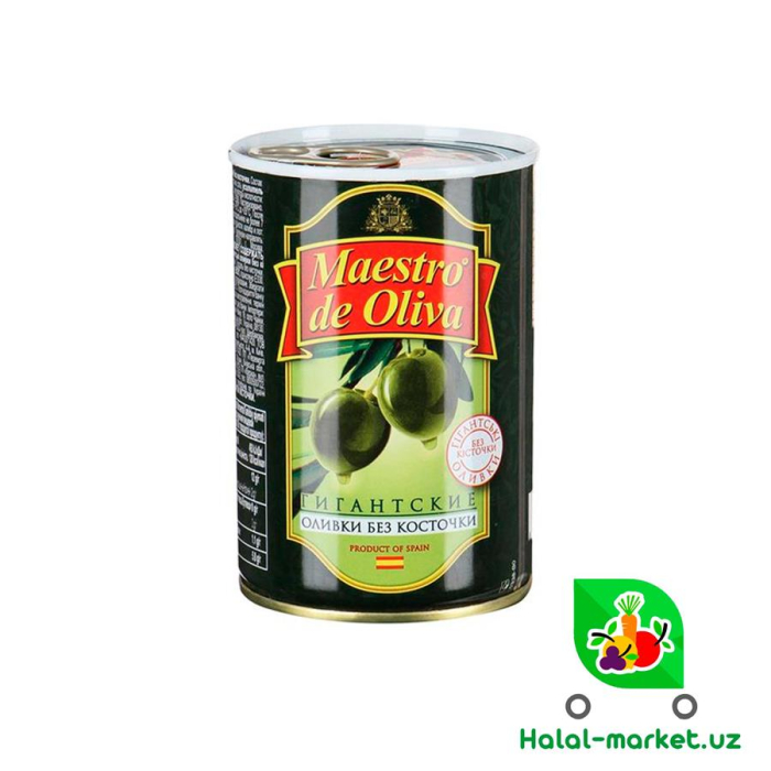 Оливки MAESTRO DE OLIVA без кост. 370мл