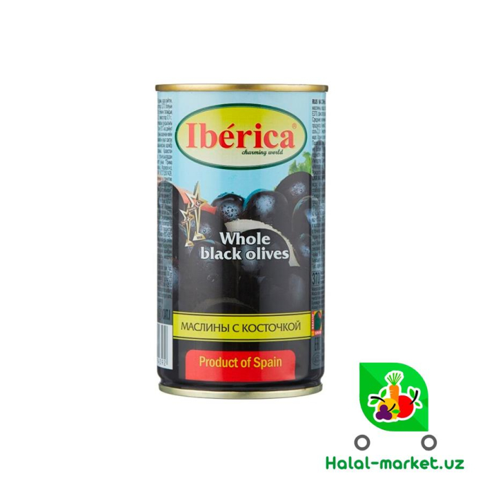Iberica Маслины c косточкой 370г