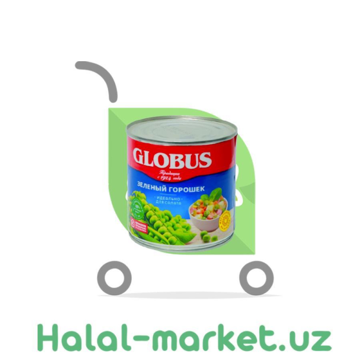 Горошек зеленый GLOBUS 400гр