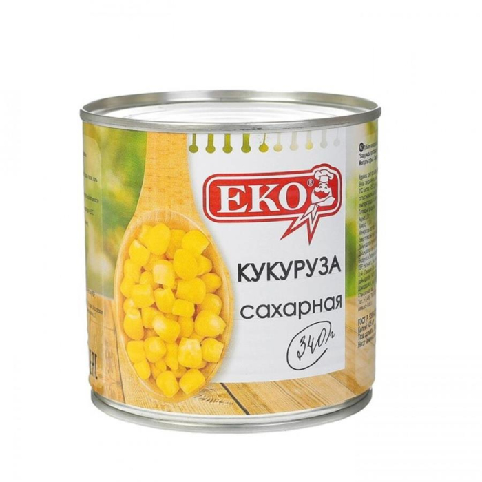 Кукуруза сахарная ЭКО 340гр