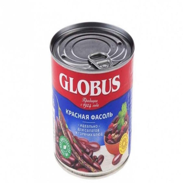 Фасоль красная GLOBUS 400гр