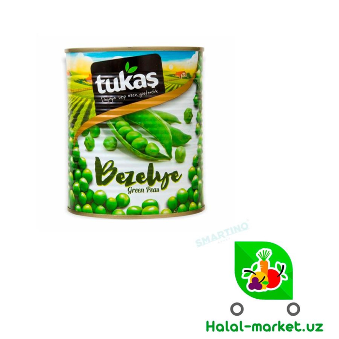 Зеленый горошек TUKAS 830гр