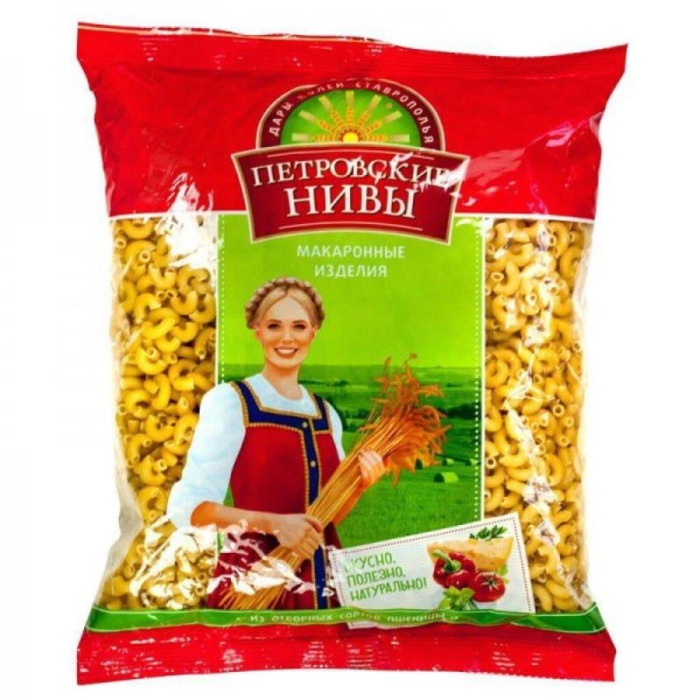 Макароны Петровские Нивы Рожки 450гр