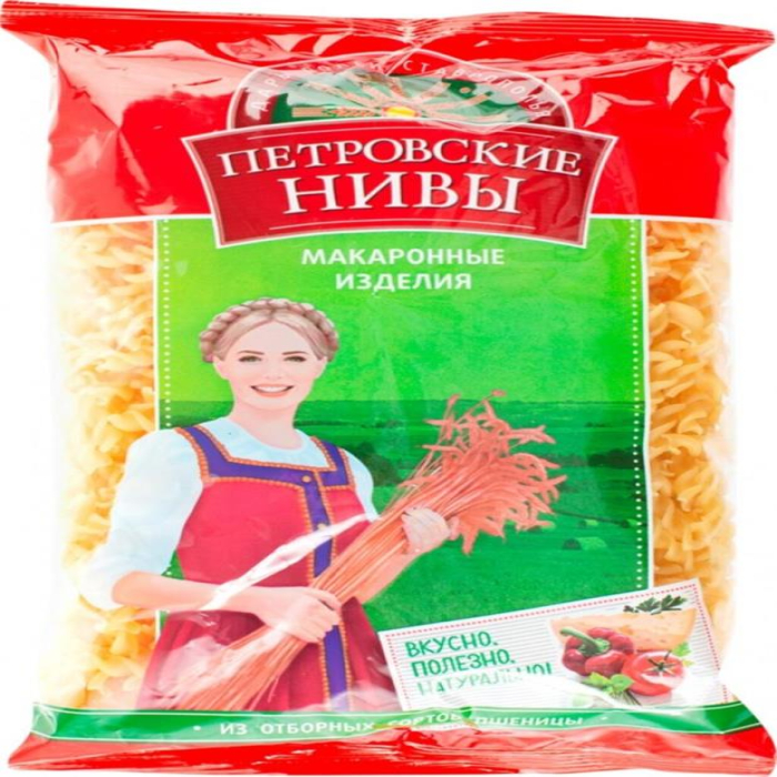 Макароны Петровские Нивы Спираль 450гр