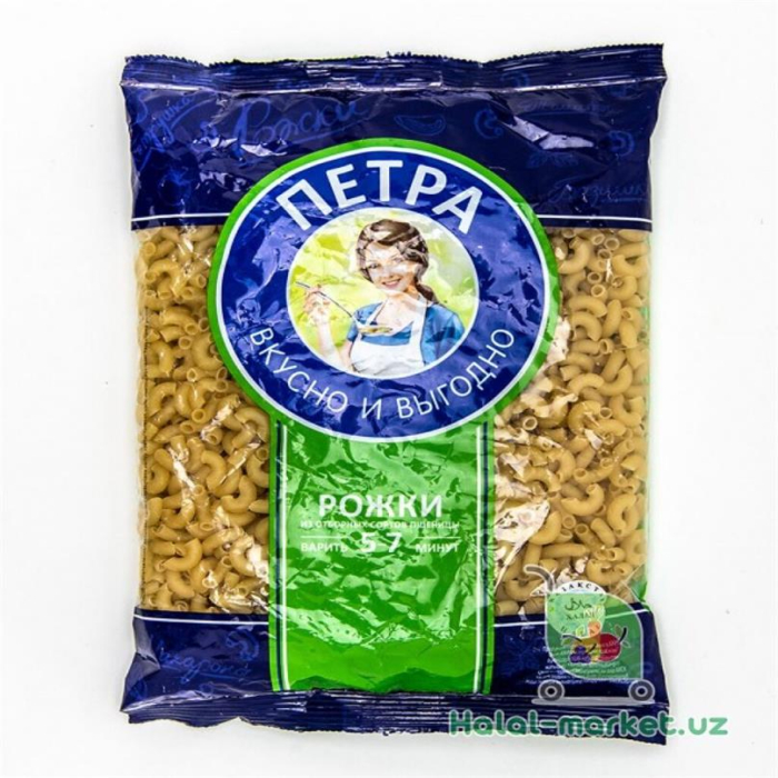 Макароны ПЕТРА Рожки 400гр