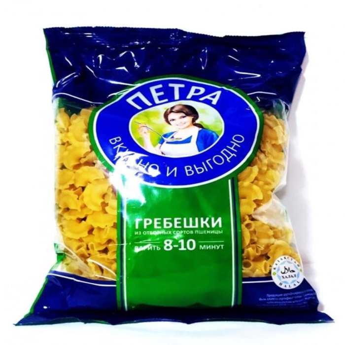 Макароны ПЕТРА Гребешки 400гр