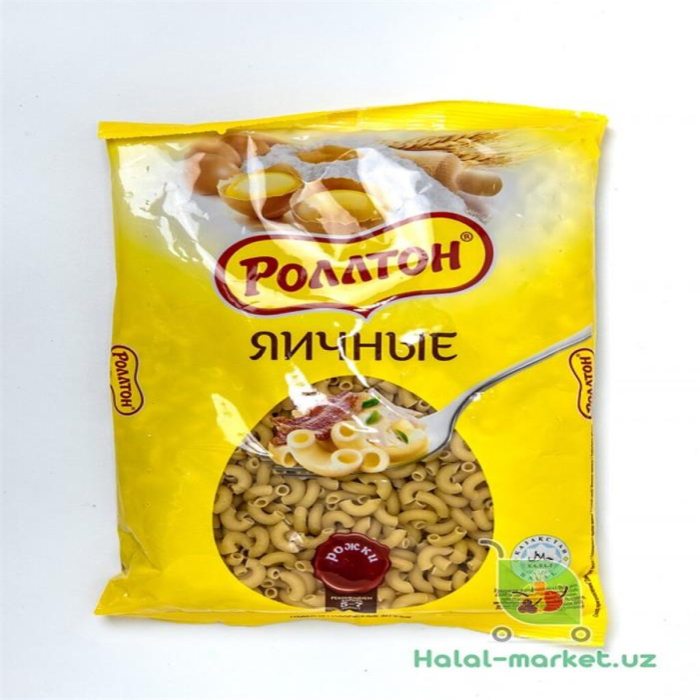 Макароны РОЛЛТОН Рожки (яичные) 400гр