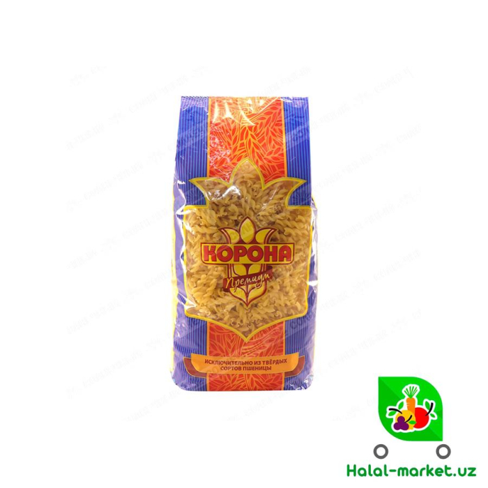 Макароны КОРОНА спираль 1кг
