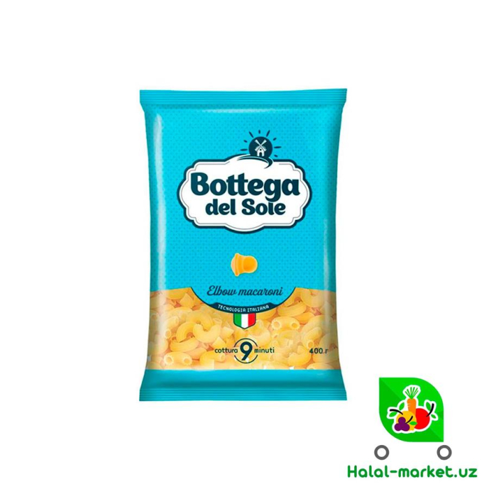Макароны BOTTEGA Рожки 400гр
