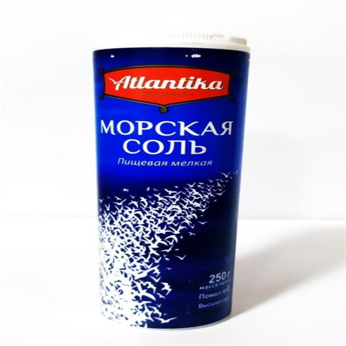 Соль ATLANTIKA Морская 250гр