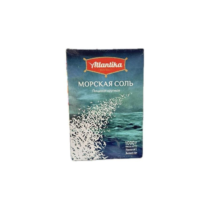 Соль ATLANTIKA морская соль средняя 1000г