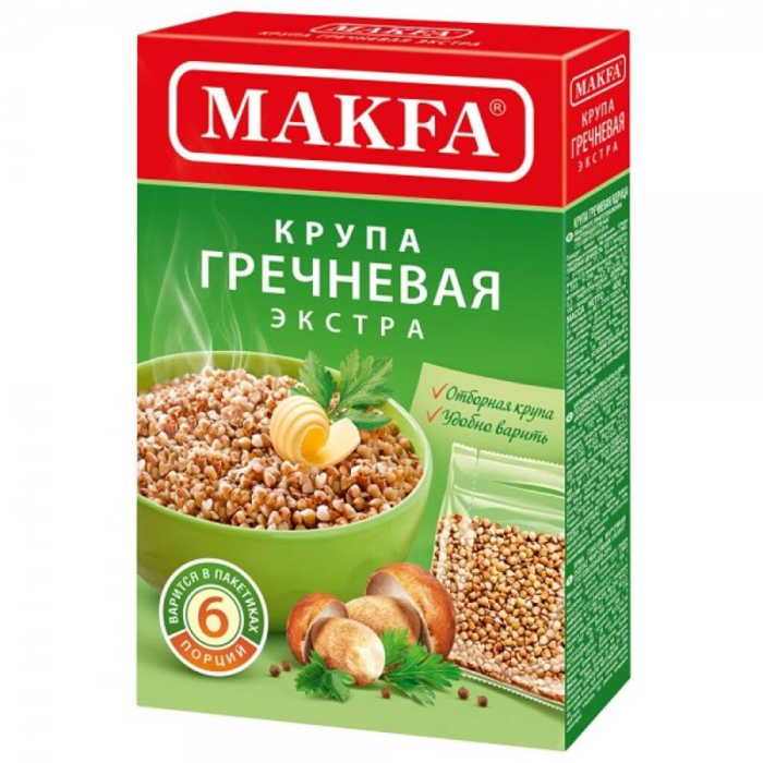 Крупа MAKFA Гречневая Экстра 533гр