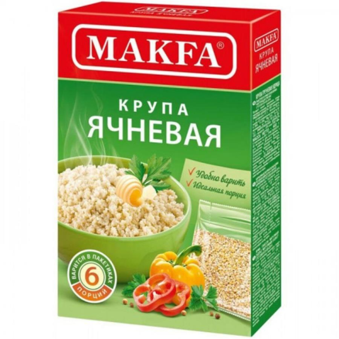 Крупа MAKFA Ячневая 6пак/400гр