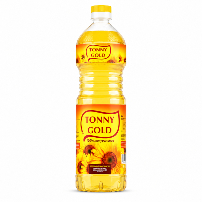 Масло подсолнечное TONNY GOLD 1л
