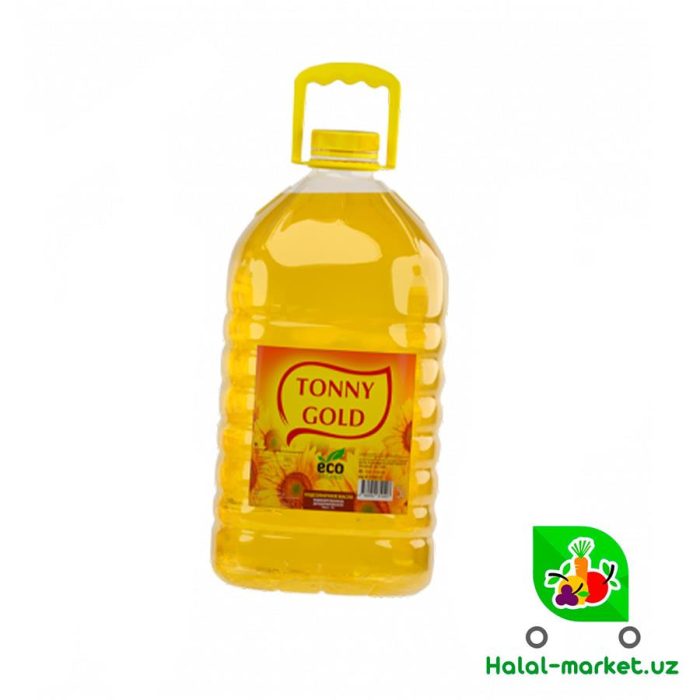 Масло подсолнечное TONNY GOLD 5л