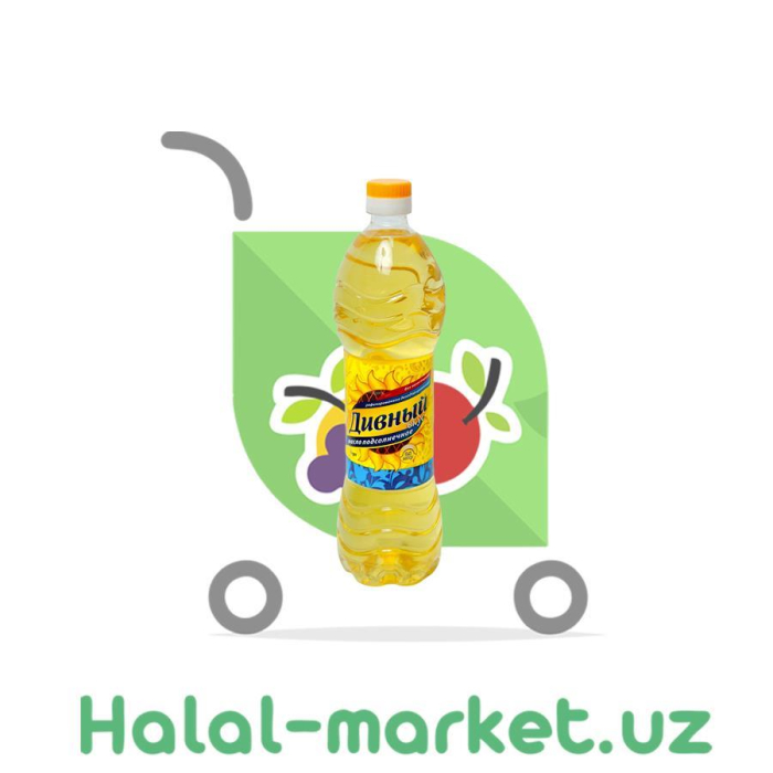 Масло подсолнечное ДИВНЫЙ 0,9л