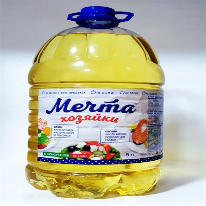 Подсолнечное масло МЕЧТА 5л