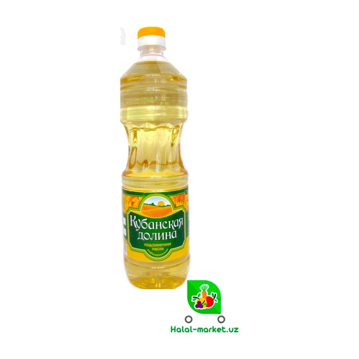 Масло Подсолнечное КУБАНСКАЯ ДОЛИНА 1л