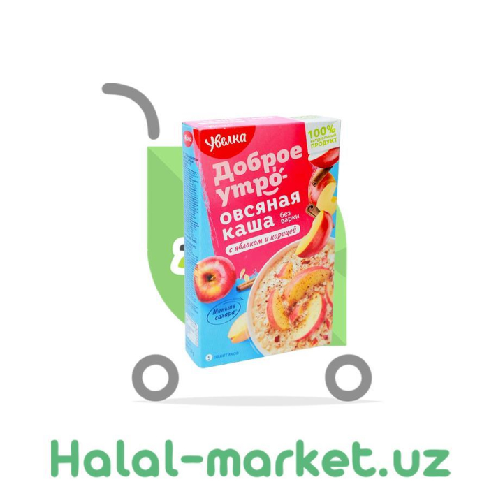 Каша овсяная УВЕЛКА Яблокок и Корица 5*40гр
