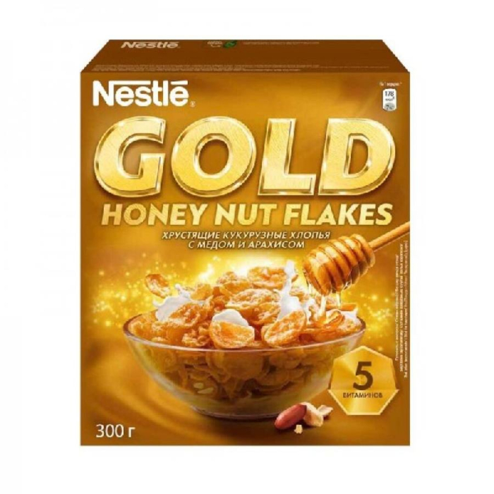 Хлопья с мёдом NESTLE GOLD 300гр