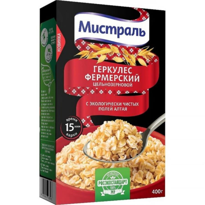 Геркулес МИСТРАЛЬ Фермерский 400гр