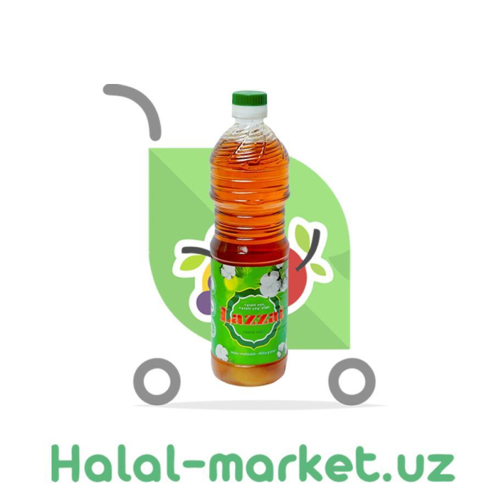 Масло хлопковое LAZZAT 1л