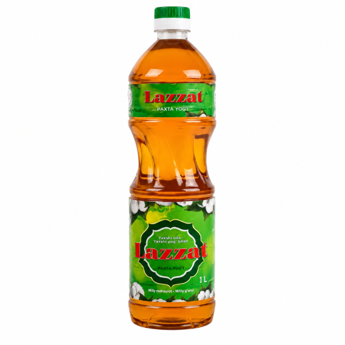 Масло хлопковое LAZZAT 1л