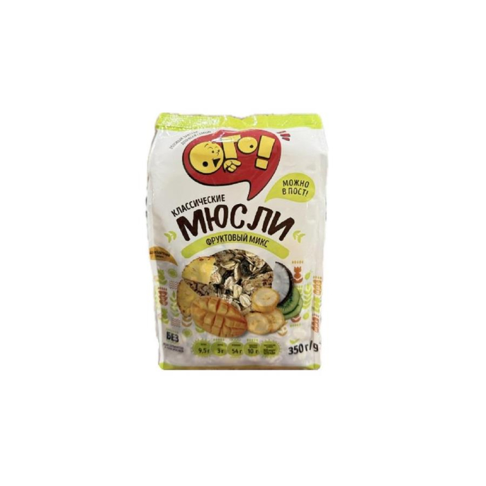 Мюсли ОГО Фруктовый 350гр